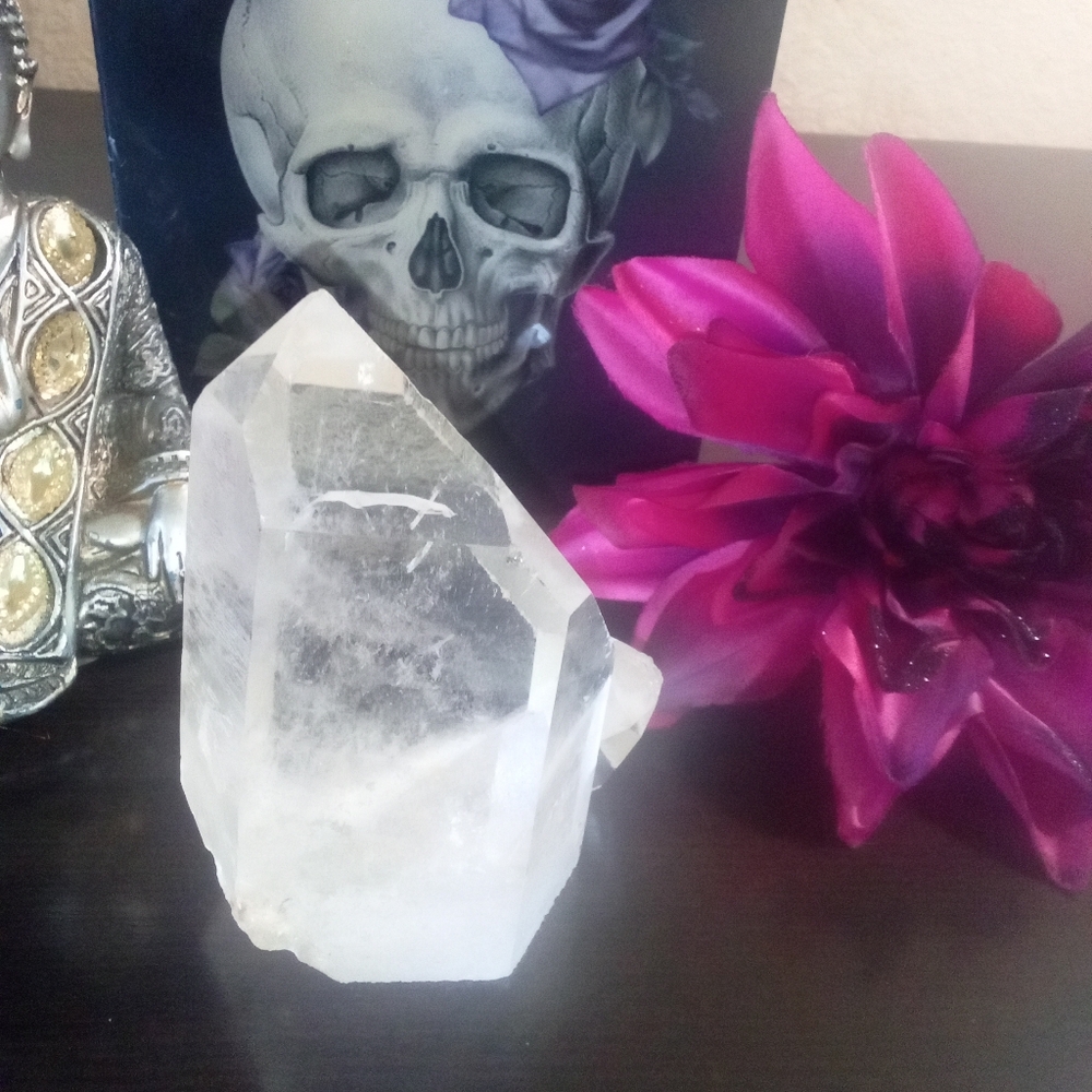 Clear Quartz Point From Brazil - Picture 8 of 15